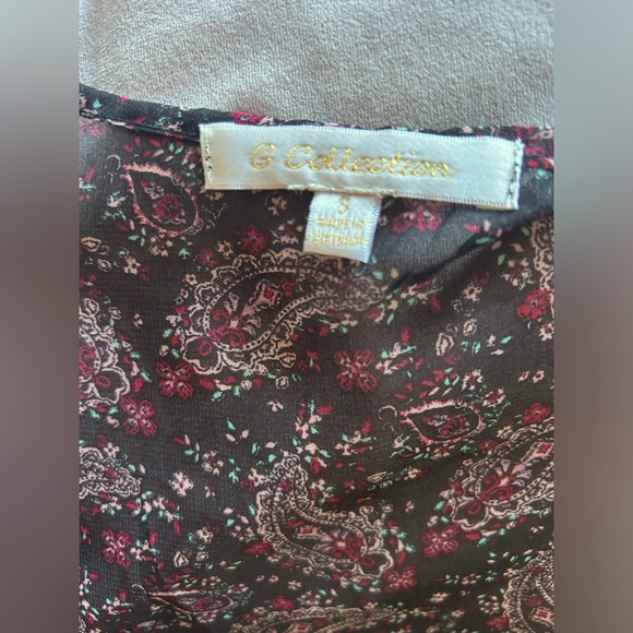 G Collection Women’s Kimono Top Size S. EUC - Picture 7 of 8